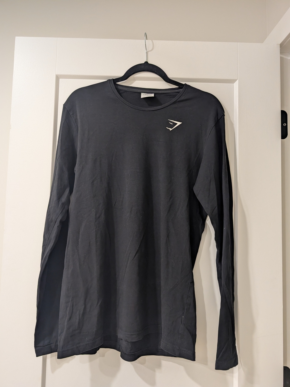 Gymshark Men's Long Sleeve Crew Tee - Black